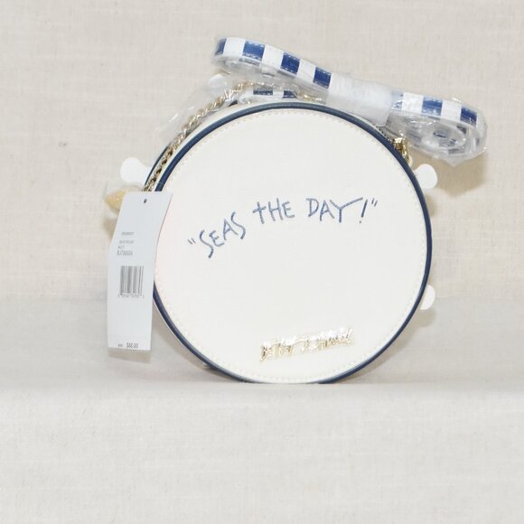 Betsy Johnson Nautical Crossbody "SEAS The DAY" Muti - Picture 2 of 8